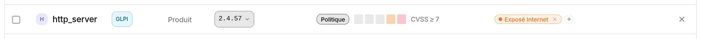 Ligne de http_server, ajoutée par le connecteur GLPI