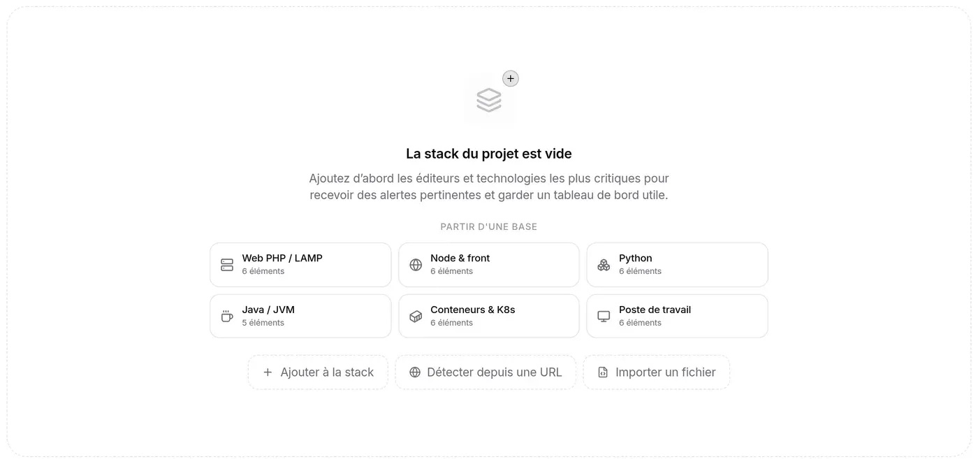 Stack vide : les bases toutes prêtes et les trois façons d’ajouter
